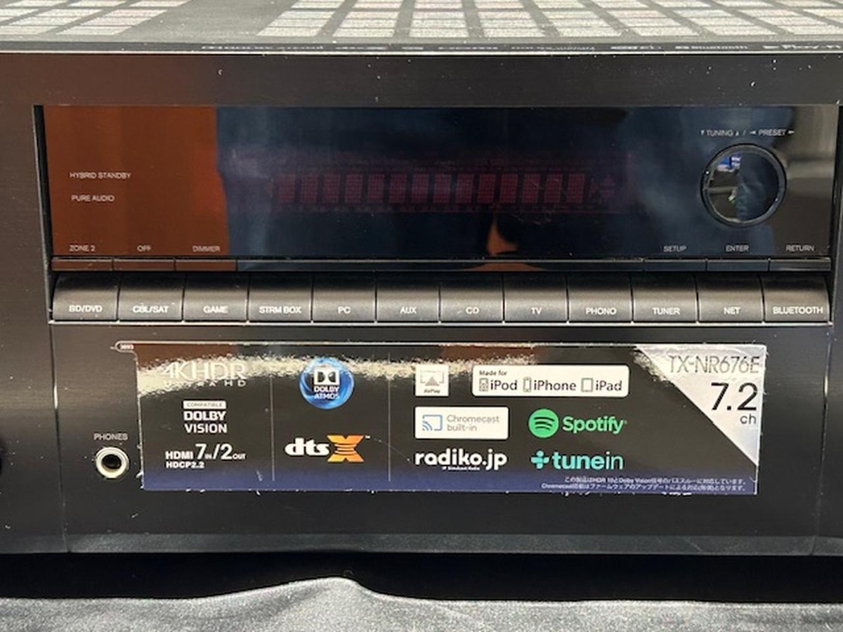 Onkyo TX-NR676E AV Receiver Good Condition from Japan w