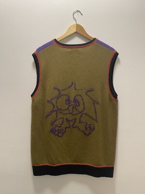 Marc Jacobs Heaven “Scribbly Friends” Sweater Vest Size XL Unisex