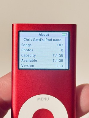 Apple iPod nano 2nd Generation Red (8 GB) for sale online | eBay