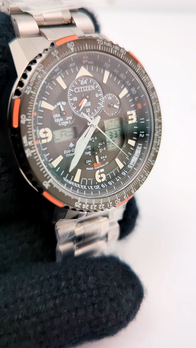 Citizen Promaster Skyhawk Super Titanium Sapphire World Time Watch