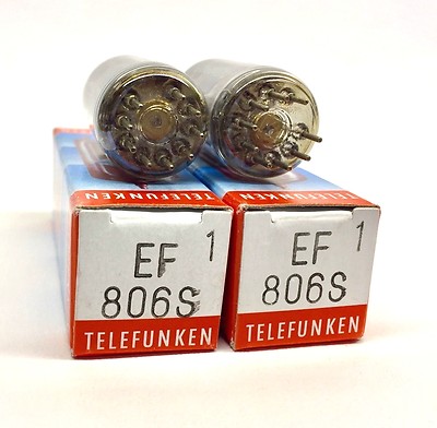 【未使用◇あり】EF806S TELEFUNKEN ワンペア 真空管 (188) 未使用◇あり】EF806S TELEFUNKEN ワンペア 真空管 (188) 未使用◇あり