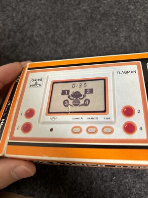 Nintendo Game & Watch Silver Series Flagman FL-02 1980 Tested