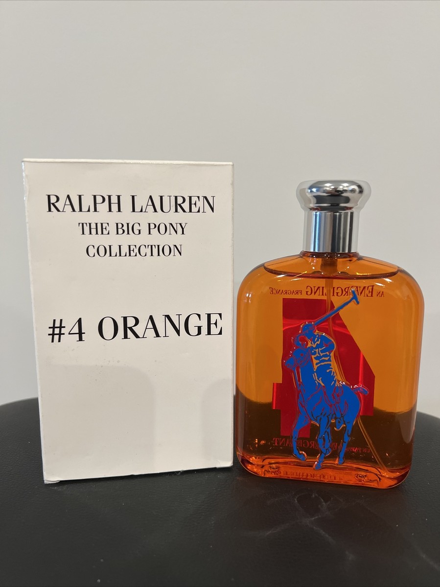 Ralph Lauren Big Pony 4 Orange 4.2oz 125ml Men Eau de Toilette See