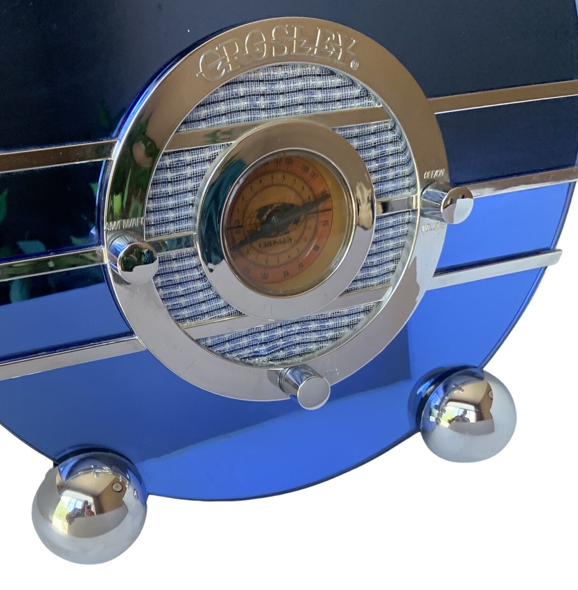 Crosley CR37 Bluebird Mirror AM/FM Radio/Cassette Player 1998 | eBay