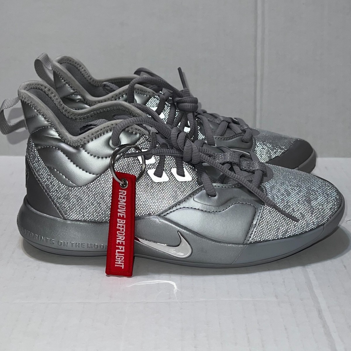 Nike PG 3 NASA 50th (GS) Basketball Shoes Reflect Silver CI8973
