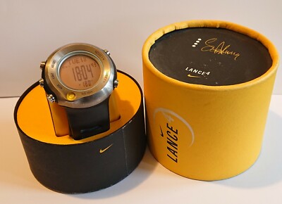 Nike Lance Armstrong Sports Watch - Lance 4 WA0020-013 Boxed | eBay