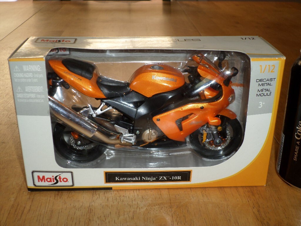 Maisto Brand] KAWASAKI NINJA ZX-10R, Motorcycle Diecast Model Toy