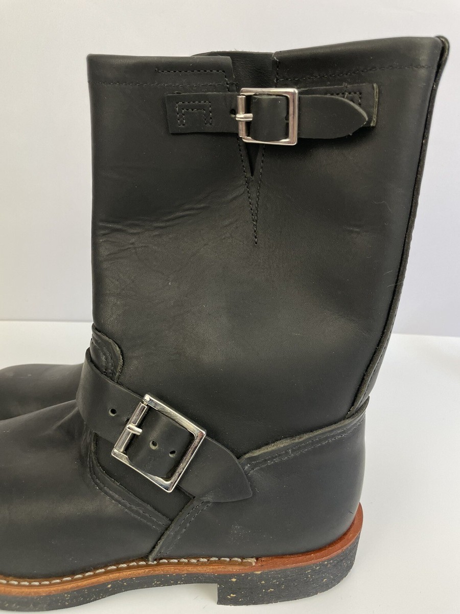 Red Wing Heritage 2990 11-inch Engineer Black Leather Men's BOOTS