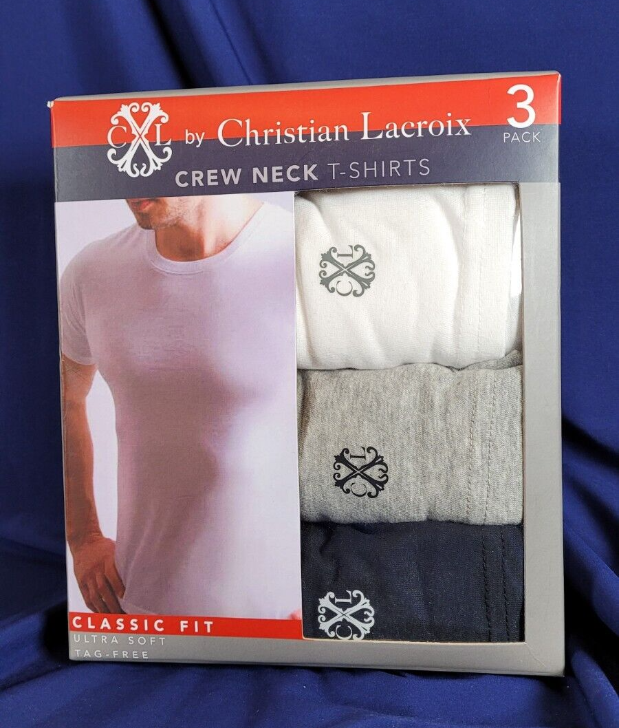 Christian Lacroix CXL 3 Crew Neck Classic Fit T-Shirts M White