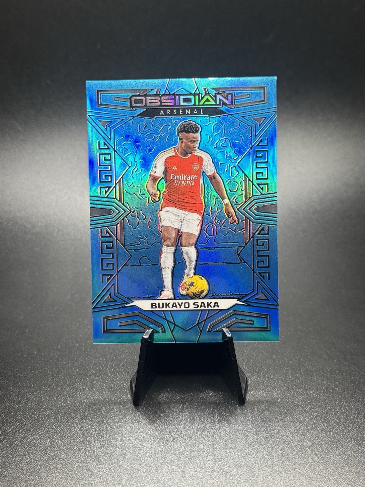 Bukayo Saka 2024 Obsidian #GG-BS Galaxy Gear /199 Price Guide