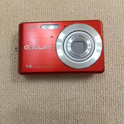 CASIO Digital Camera EXILIM ZOOM Red EX-Z77 RD 7.2MP Optical 3x