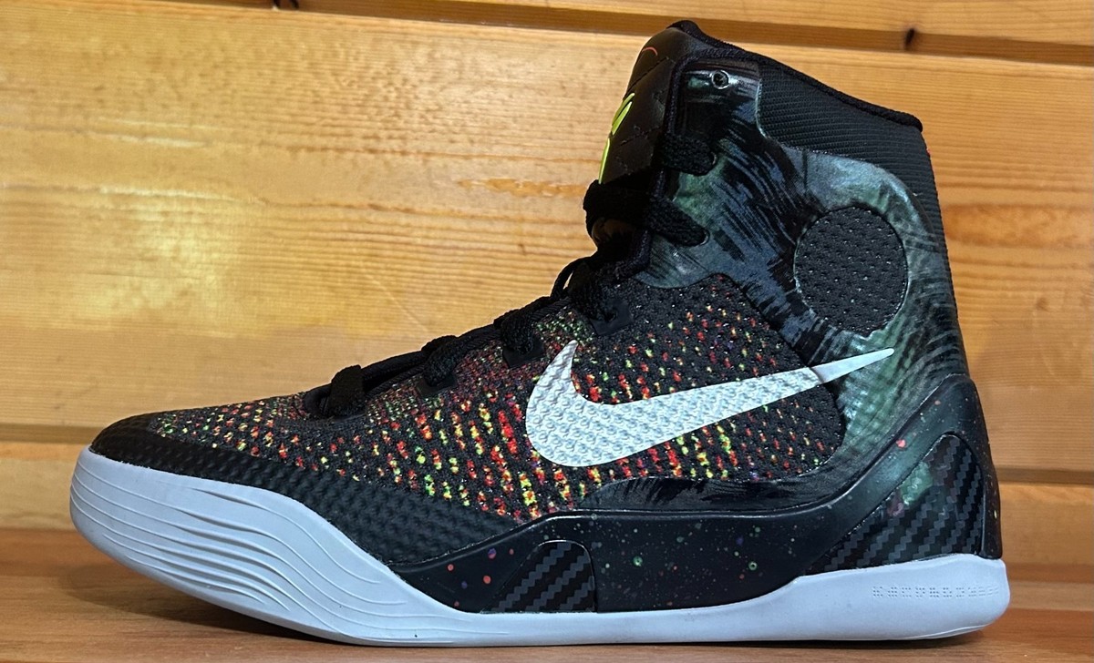 Kids/Youth Nike Kobe IX Elite GS Basketabll Shoes Size 3.5Y BLACK