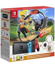 Nintendo Switch (Neon Red/Neon blue) - Ring Fit Adventure Edition