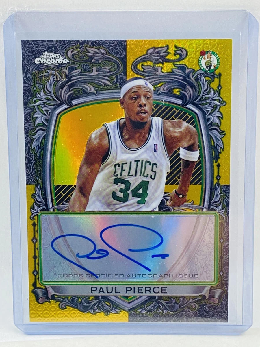 NBA UD BLACK 9/15 Paul Pierce 直筆サインカード NBA UD BLACK 9/15