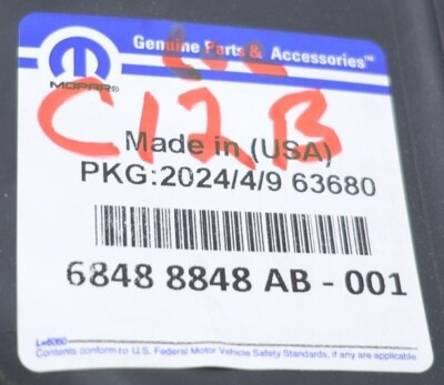 NEW OEM Mopar Radiator Side Air Seal Right 68488848AB for Grand