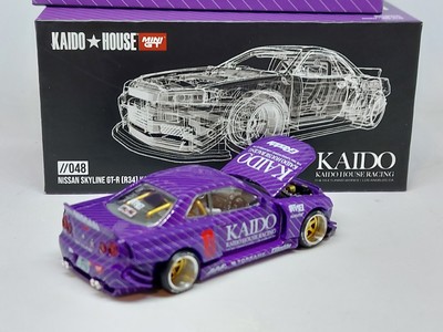 1/64 KAIDO HOUSE 048 - NISSAN SKYLINE GT-R R34 KAIDO WORKS VIOLA