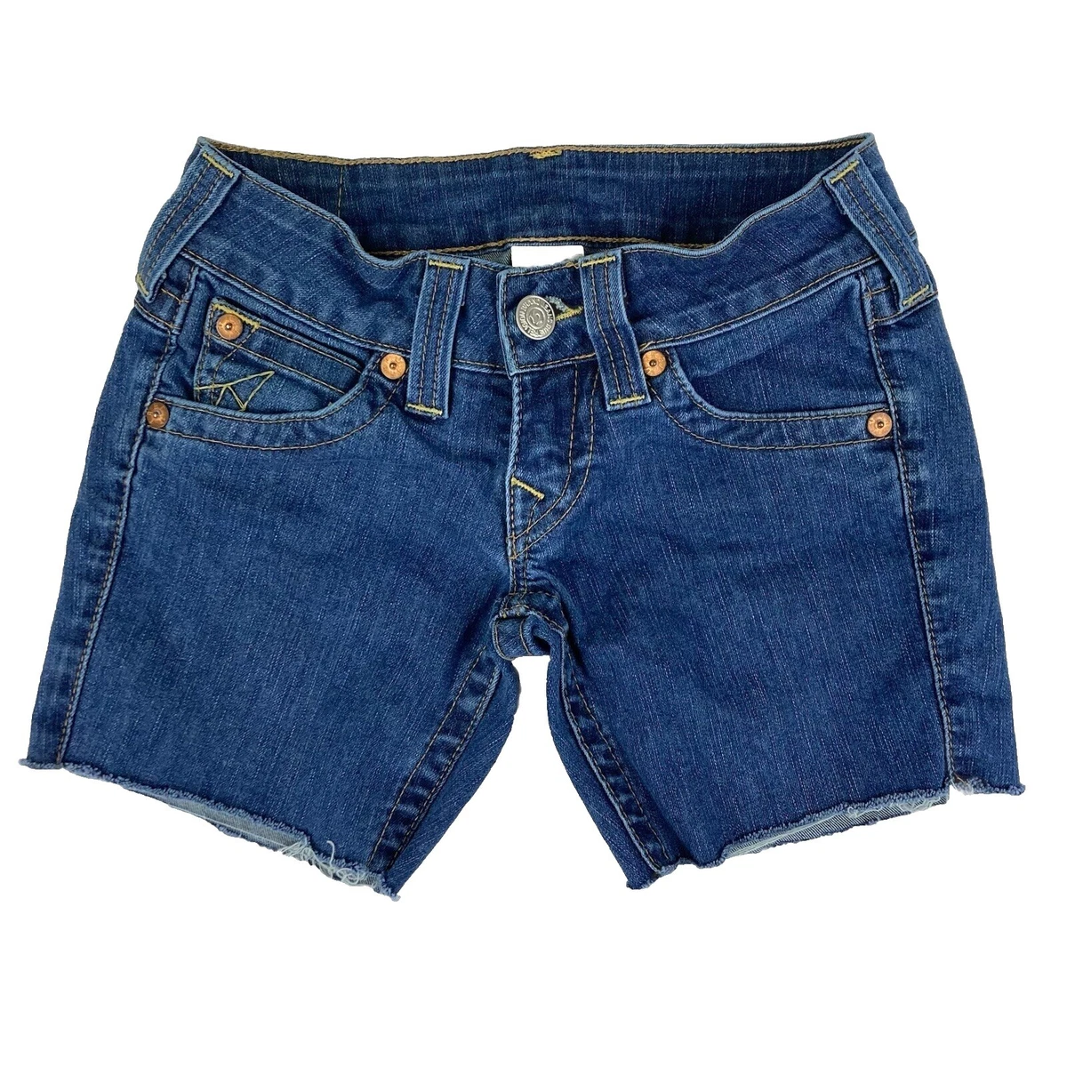 Denim Ultra Low (Less than 6.5 in) Shorts for Women for sale | eBay
