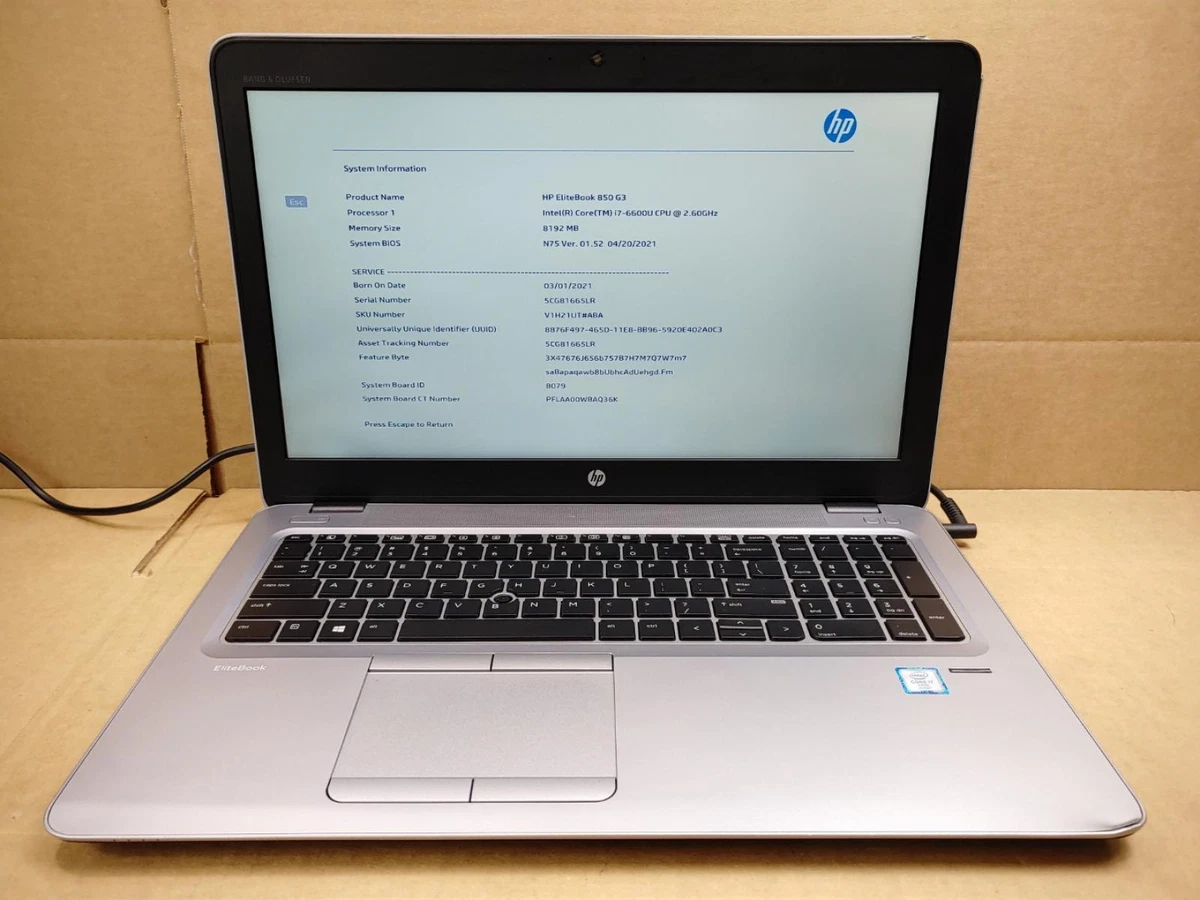HP Intel Core i5 6th Gen. Windows 7 Professional PC Laptops