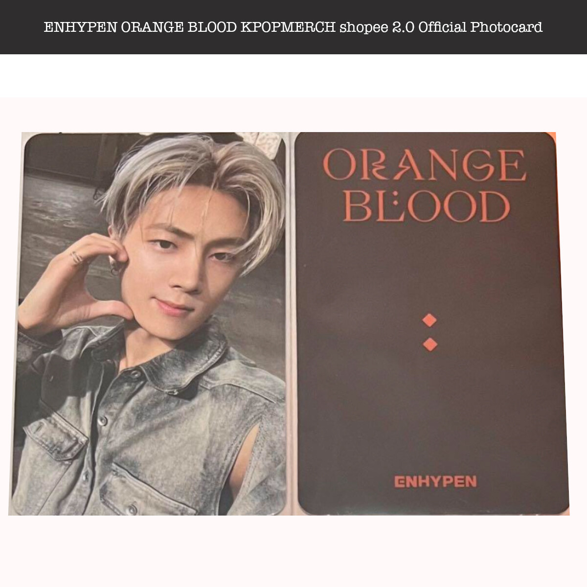 ENHYPEN ORANGE BLOOD Kpopmerch Shopee 2nd Video Call Official