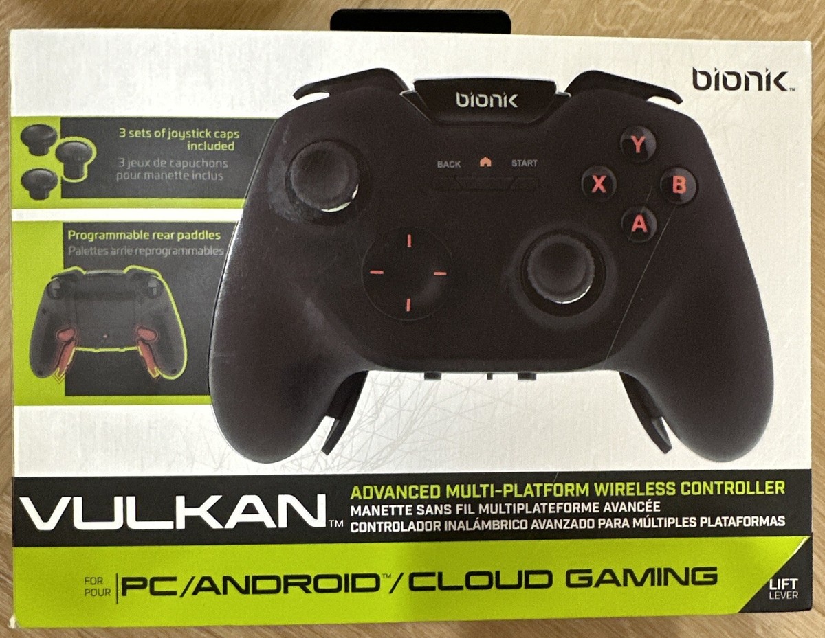 Bionik VULKAN Bluetooth Wireless Controller for PC, Android, Steam