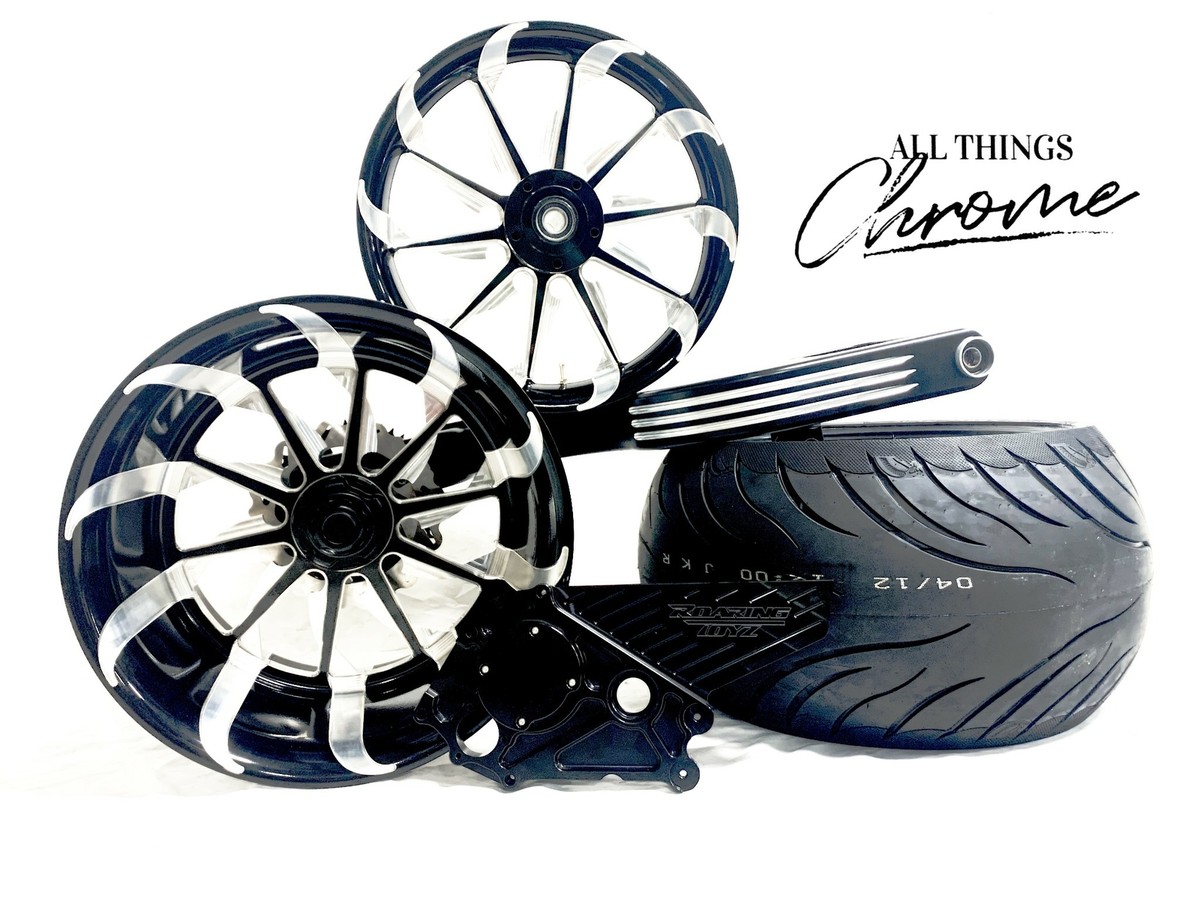 ZX-14 360 SINGLE SIDE OSD FAT TIRE KIT BLACK TORNADO 12-20