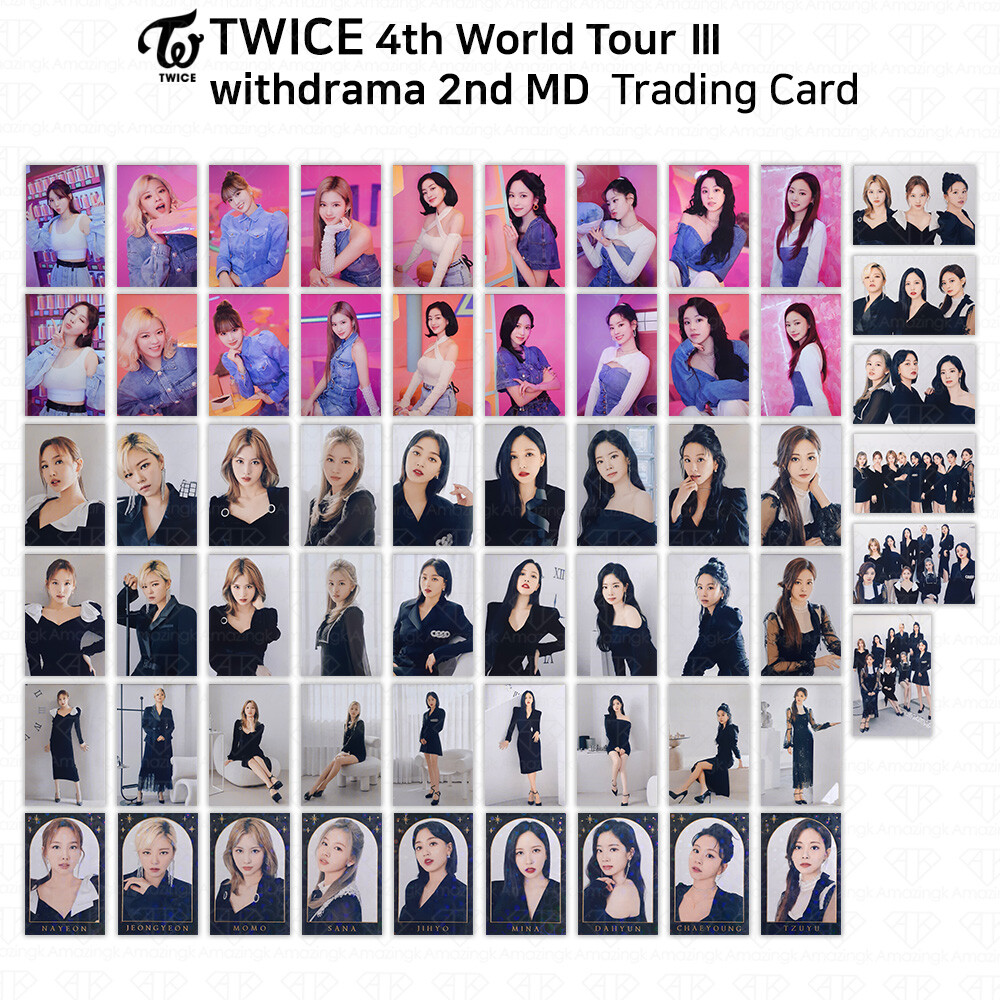 TWICE 4th World Tour III withdrama 2nd MD Official Trading Card