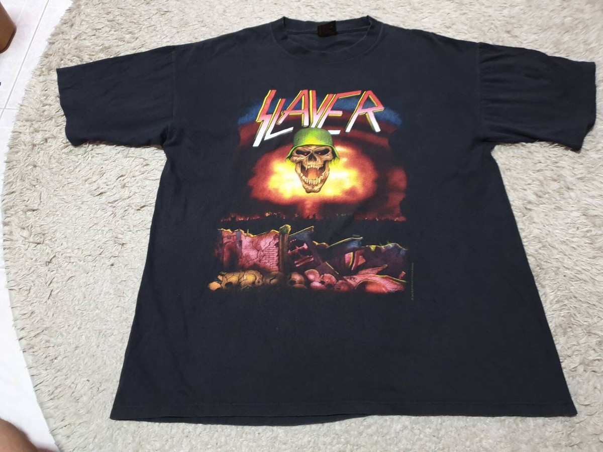 Rare Vintage 90s slayer Monsters of Rock Europe tour 1992 T shirt