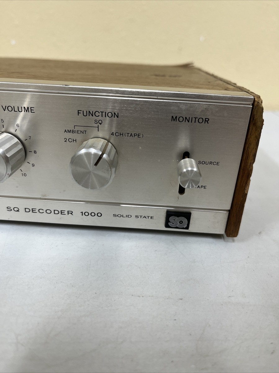 Sony SQ Decoder Solid State Model SQD-1000 TESTED&WORKING | eBay