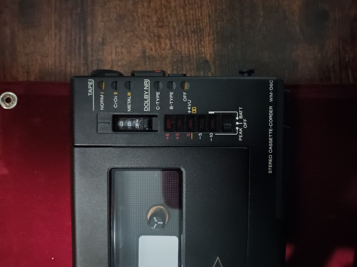 SONY Walkman WM-D6C Professional Cassette Player RARE - Near Mint