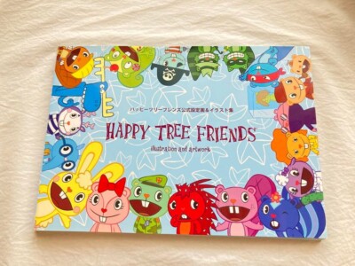 Happy Tree Friends Official Setting Artworks Illustration Art Book