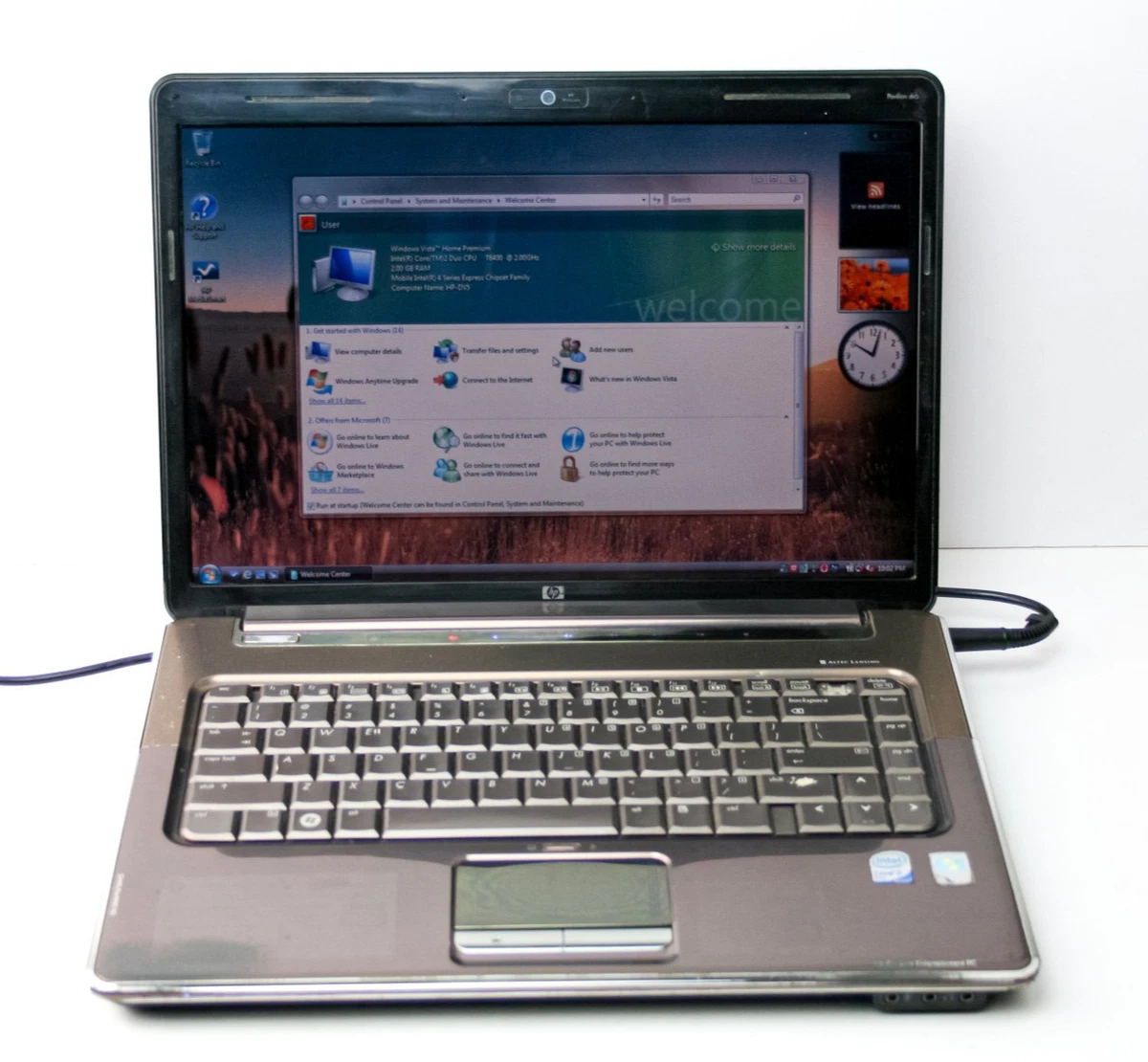 HP Windows Vista Intel Core 2 Duo PC Laptops & Netbooks 2 GB RAM