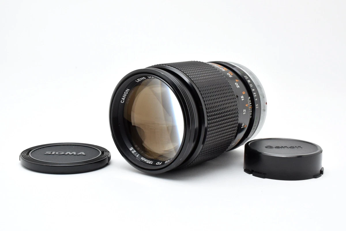 Canon FD Camera Lenses 135mm Focal f/2.5 Maximum Aperture for sale