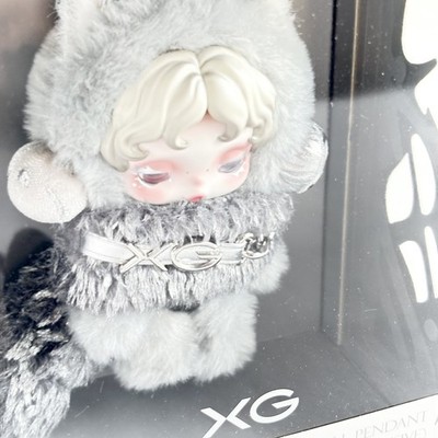 SKULLPANDA x XG Plush Doll Pendant POPMART Popup Alphaz NEW Japan