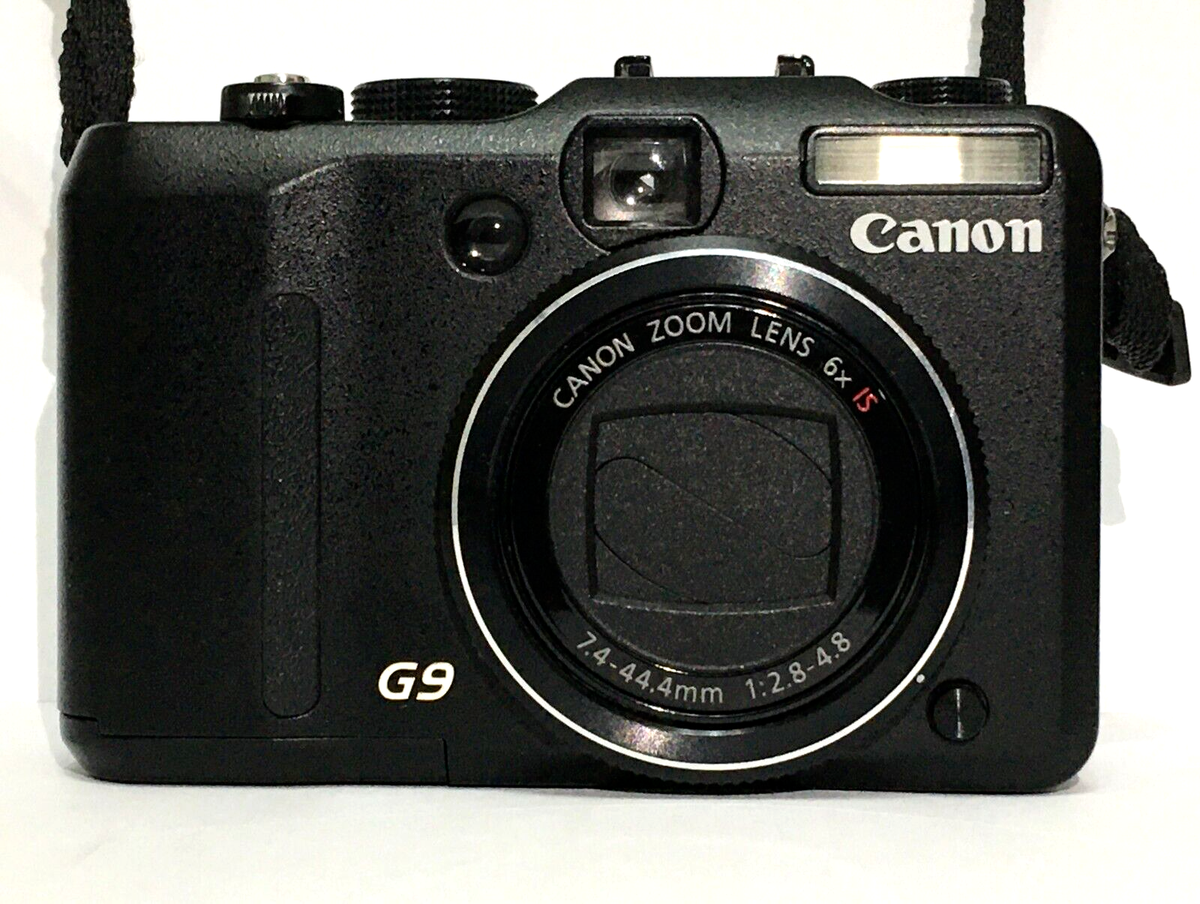 Canon PowerShot G9 12.1MP Digital Camera - Black for sale online