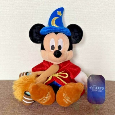 Disney Fantasia Sorcerer Mickey Mouse Plush Doll 35cm D23 Expo