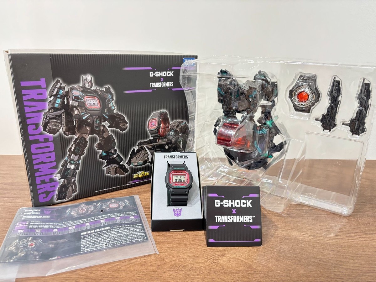 Casio G-Shock x Transformers DW-5600TF19-SET 43mm in Resin Japan