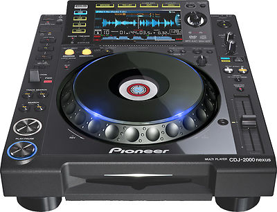 PIONEER CDJ 2000 NEXUS / 2 / BLUE ON AIR / PLAY & WHITE CUE LED