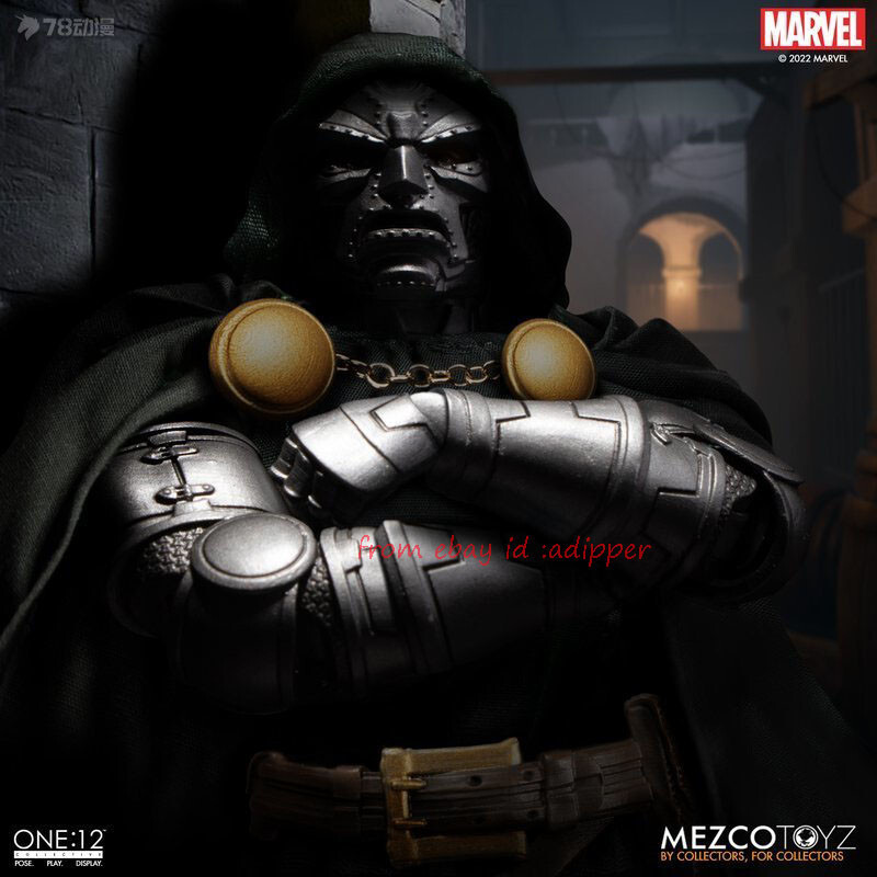 Perfect Mezco Toyz 1/12 Collective Doctor Doom Action Figure Stock