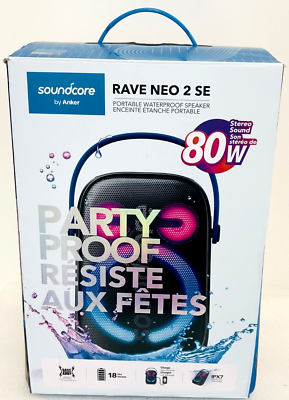 Anker Soundcore Rave Neo 2 SE Party Bluetooth Wireless Speaker