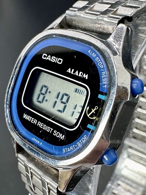 Rare Working VINTAGE Casio Anchor 156 LW-601 QUARTZ DIGITAL WATCH