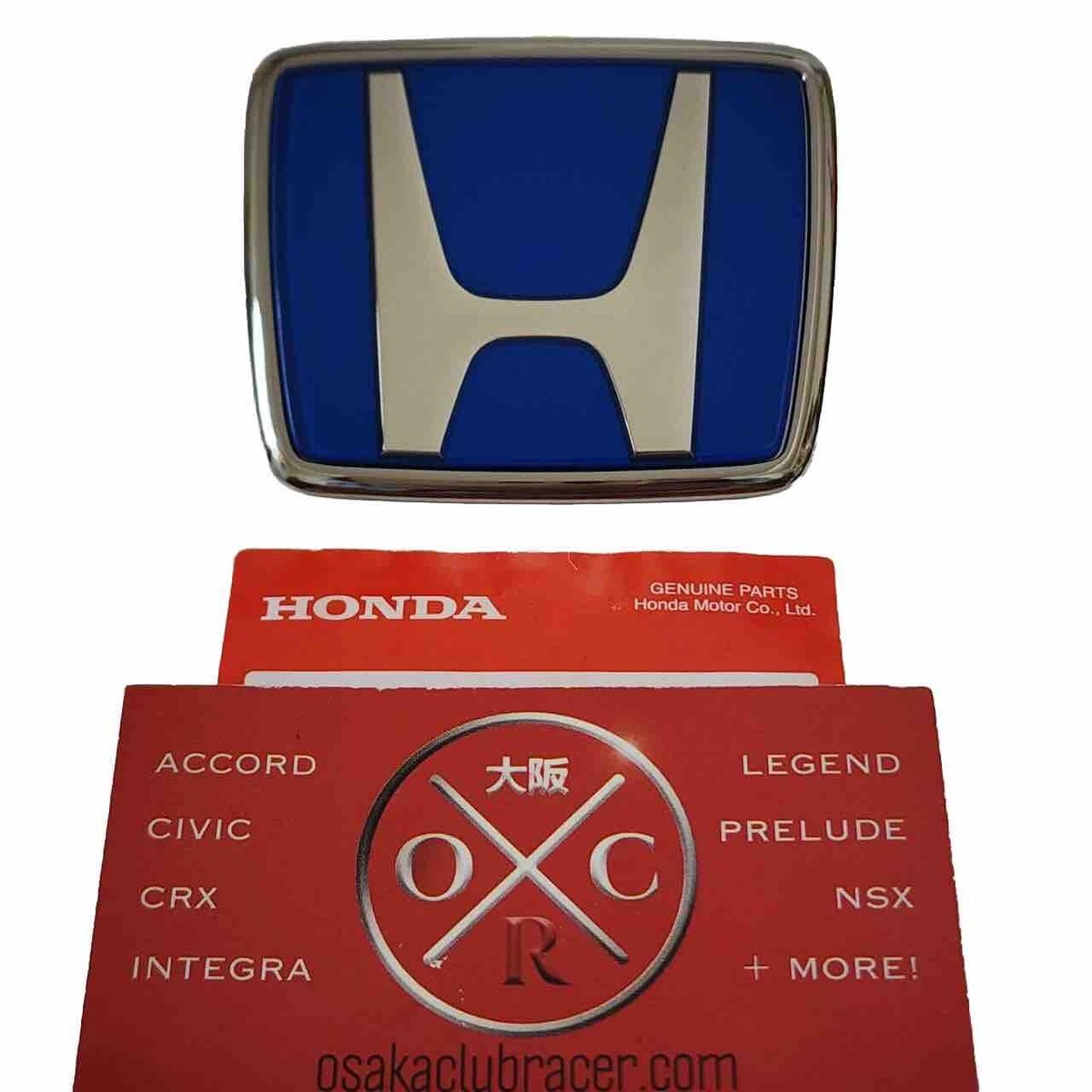 OEM 91-01 Honda NSX Type S JDM Front Emblem Badge Gunmetal Paul