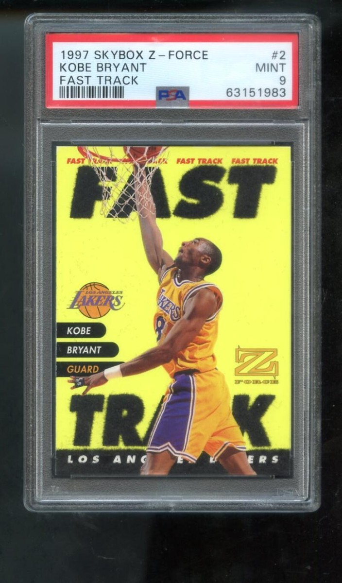 1997-98 Skybox Z-Force ZForce Fast Track #2 Kobe Bryant PSA 9