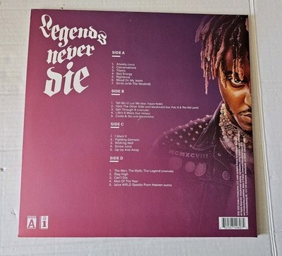 Juice WRLD Legends Never Die Vinyl Record (2020, Interscope