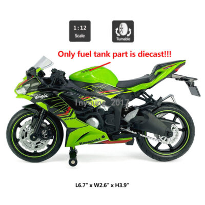1:12 Scale 2023 Kawasaki Ninja ZX-6R Diecast Motorcycle Model
