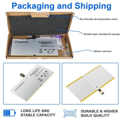 Replacement Battery For Microsoft Surface Pro 4 Pro4 0G3HTA027H