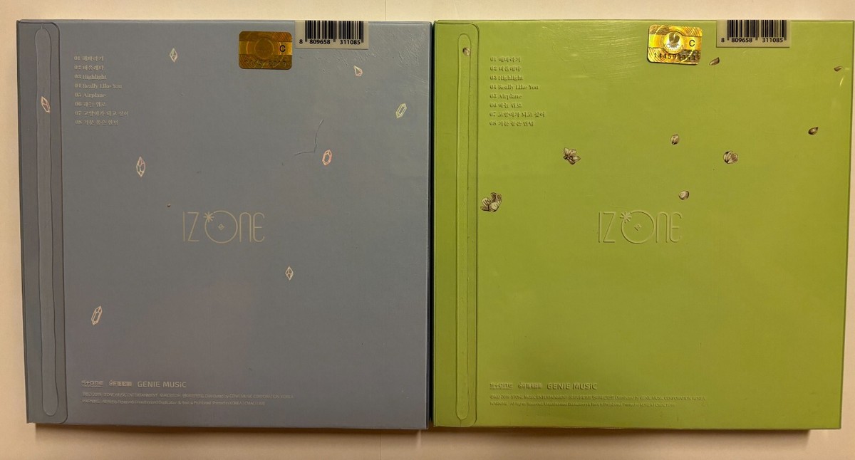 IZ*ONE [HEART*IZ] Jang Wonyoung Autographed Signed Album Both Set