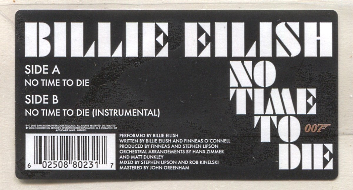 No Time to Die (Picture Disc) by Billie Eilish (Record, 2020) for