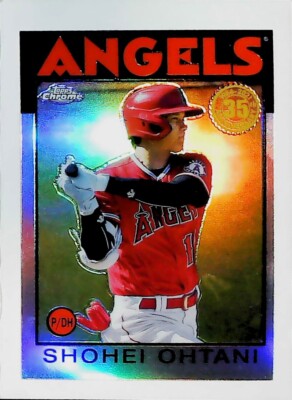 2021 Topps Chrome Refractor 86BC-9 Shohei Ohtani 1986 35th