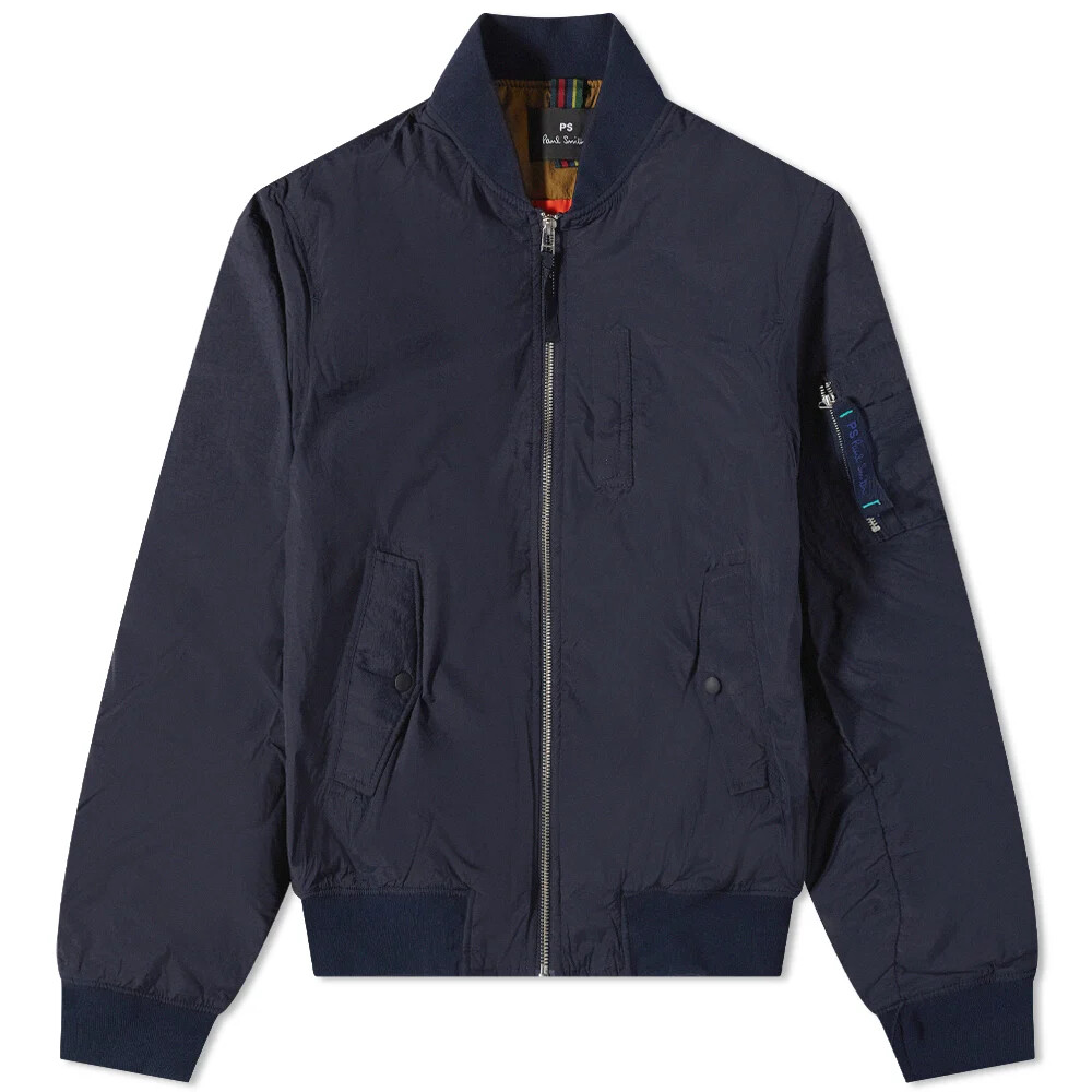 PS Paul Smith padded bomber jacket NAVY SZ XL | eBay