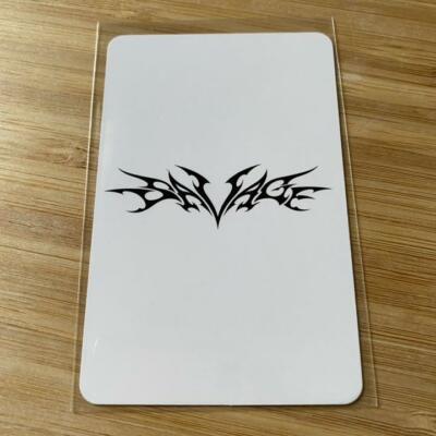 aespa Karina] Savage SGS Official Photocard PC Photo card